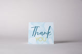 Thank You -Your Message-Blank Inside (Blue)