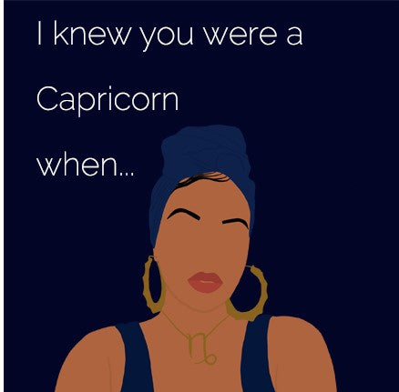 Happy Birthday “Capricorn”