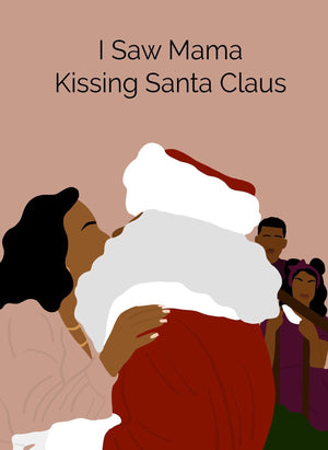 Kissing Santa (Package of 8)
