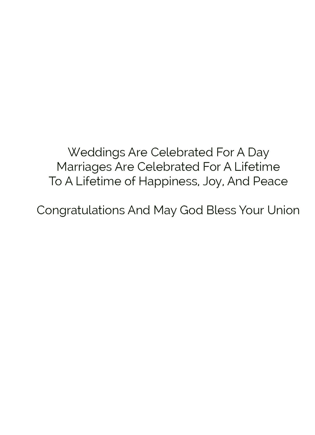 Celebration For Life-Wedding